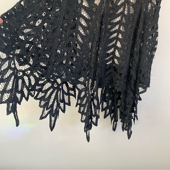 Kroshetta by Papillon Vintage Black Crochet
Lace Midi Dress with Beading - Picture 3 of 8